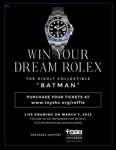 rolex raffle 2024